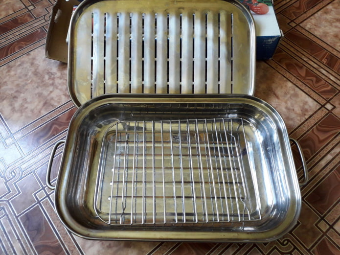 stainless steel dishes