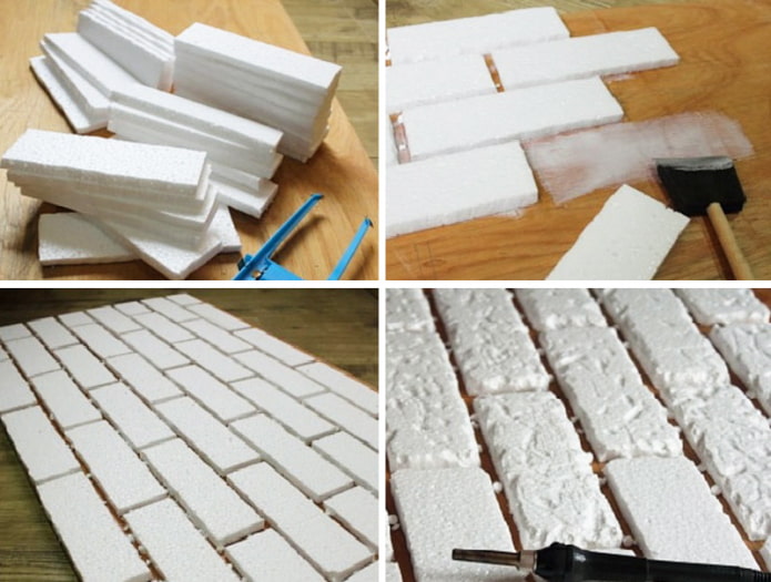 Making Styrofoam Bricks