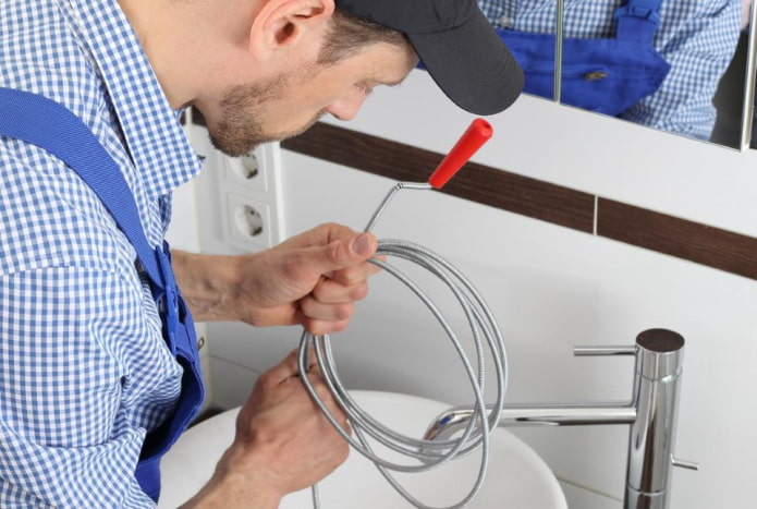 how to use the plumbing cable