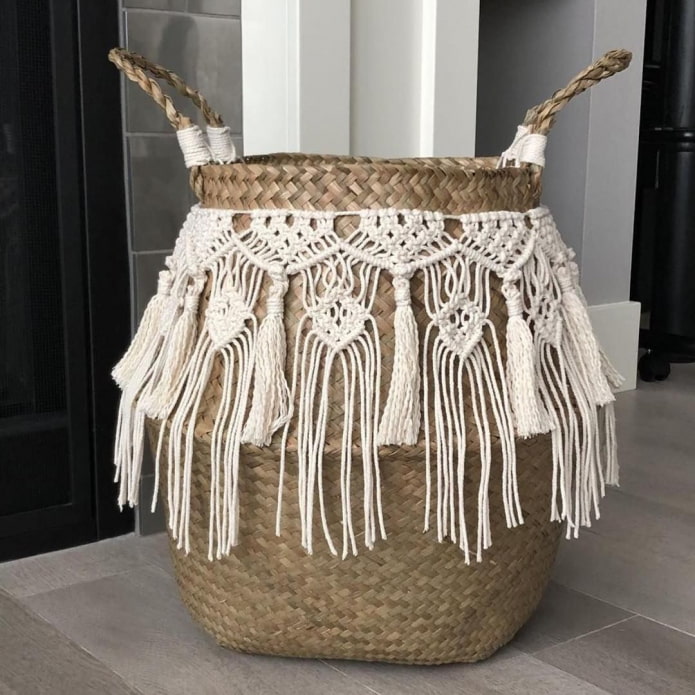 decorate the ikea basket