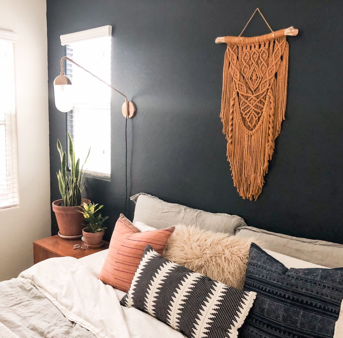 macrame over bed