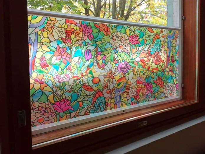 Stained glass film
