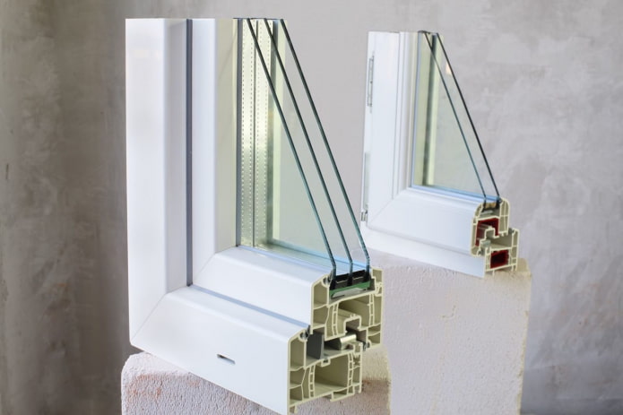 options for double-glazed windows for pvc windows