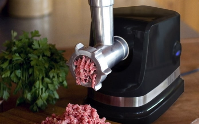 Electric meat grinder