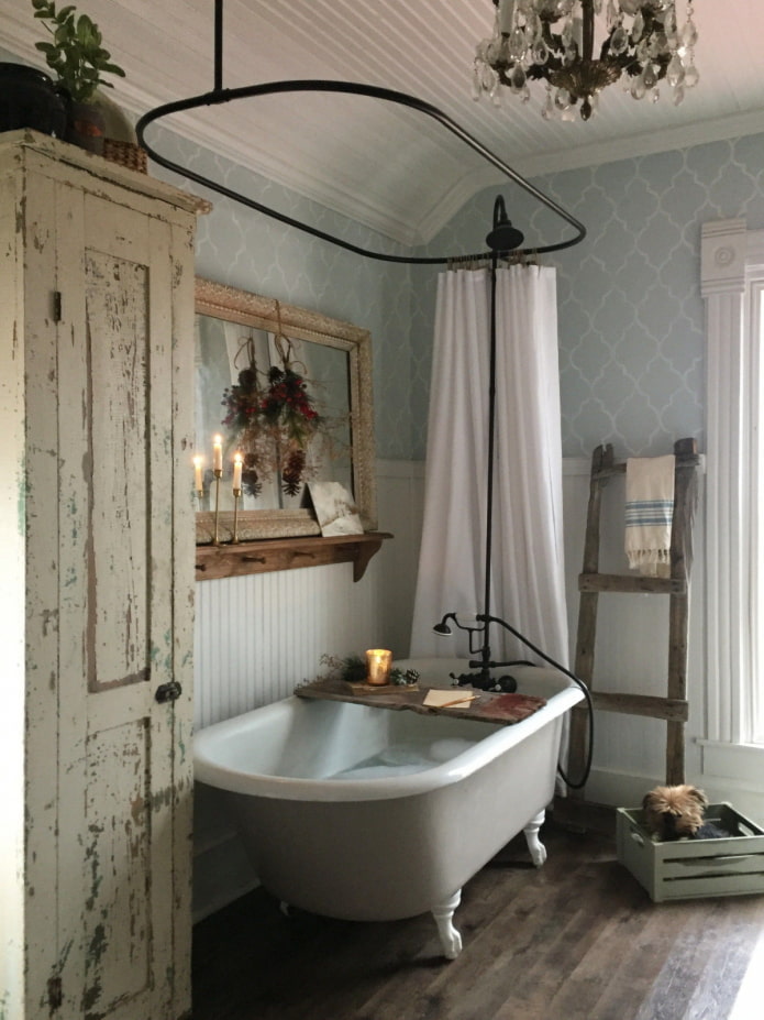 vintage fürdőszoba