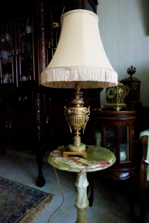 lámpaernyő vintage stílusban