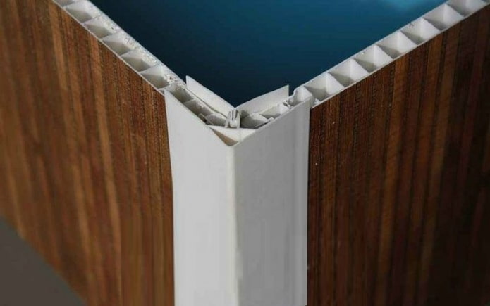 külső sarok PVC panelekhez