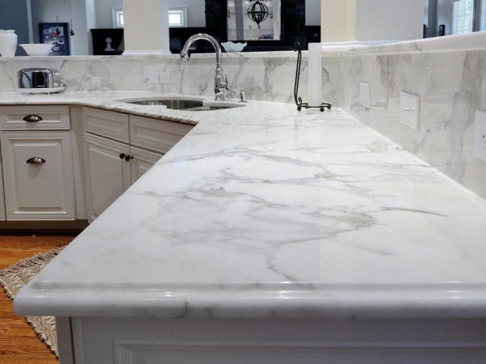 natural marble countertop