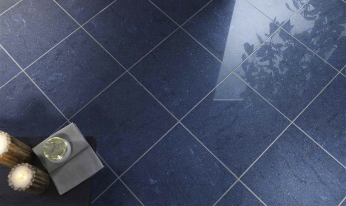glossy floor tiles