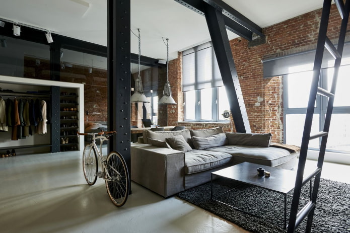 loft style in the interior