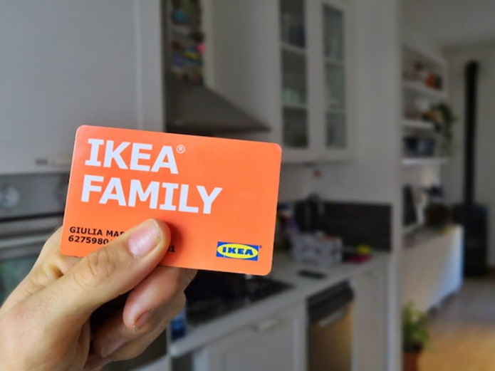 IKEA kártya
