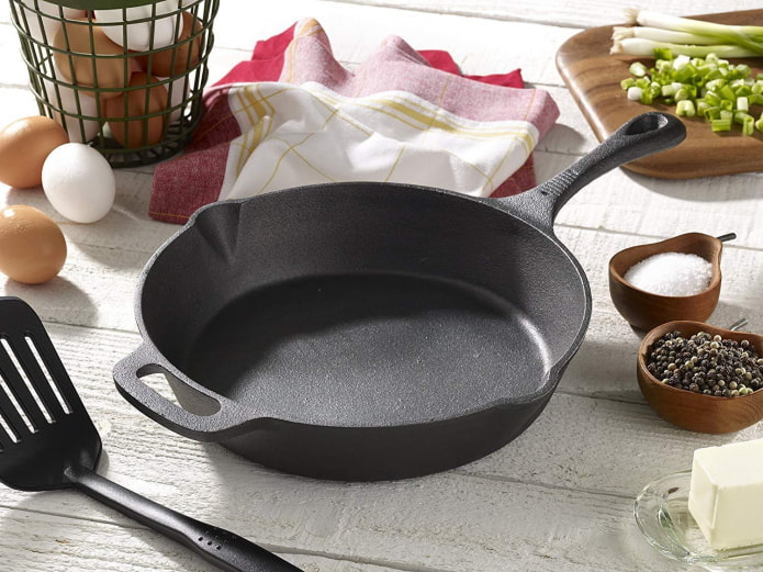 cast iron frying pan for induction hob
