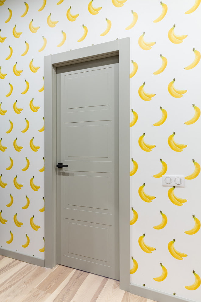 Wallpaper with bananas