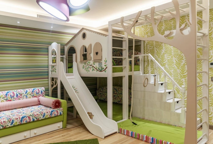 play space in the nursery