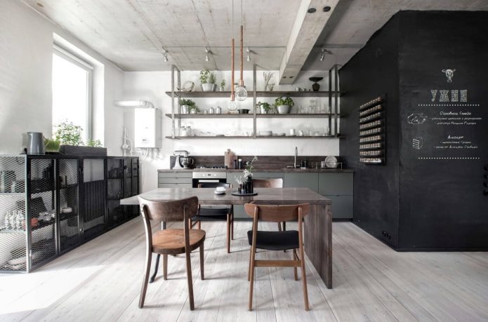 loft style kitchen furniture