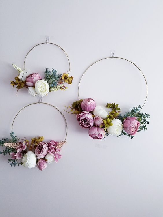Wreaths with flowers