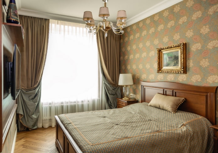british style bedroom