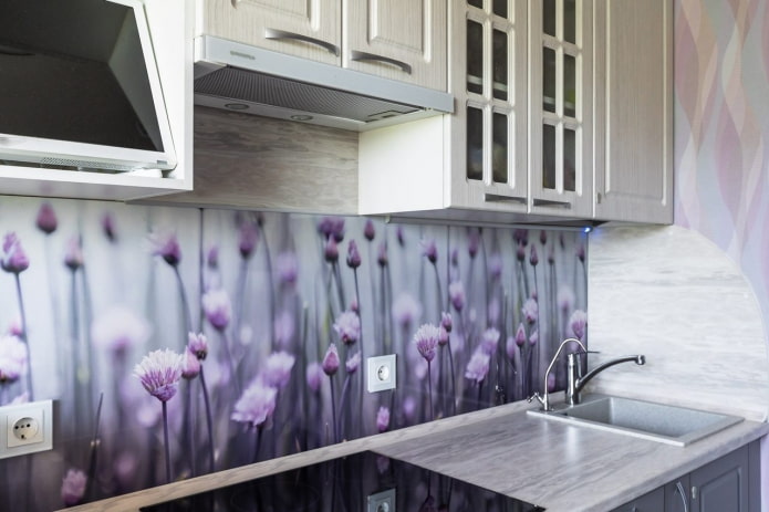 panels with photo printing for the kitchen