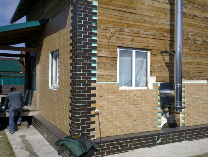 front thermal panels on the house