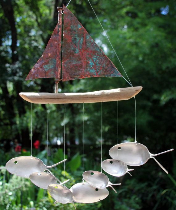 Wind chime from spoons