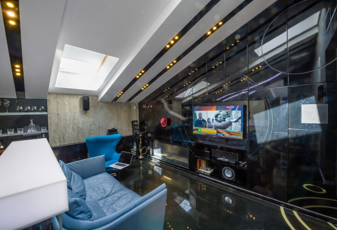 High-tech living room