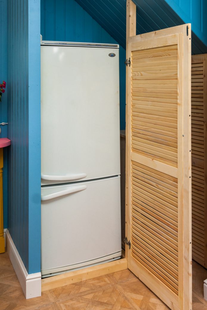 Kühlschrank im Schrank