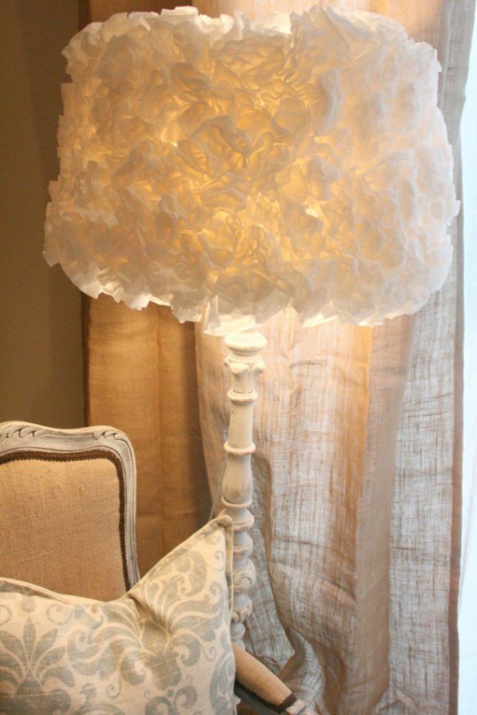 lampshade made of paper