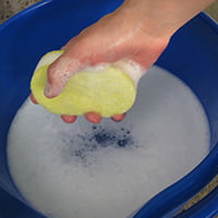 Soapy water