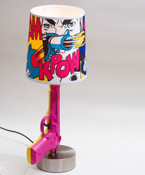asztali lámpa pop art