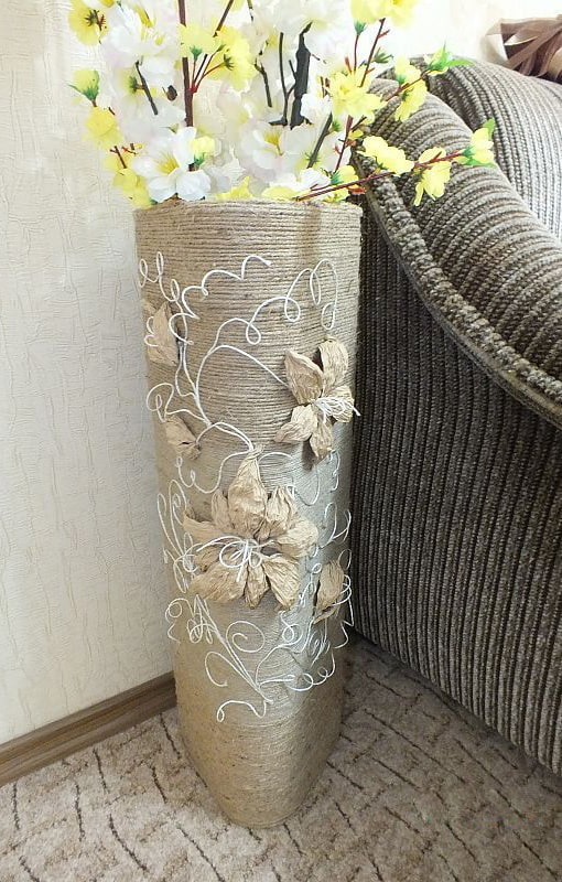 DIY váza dekoráció