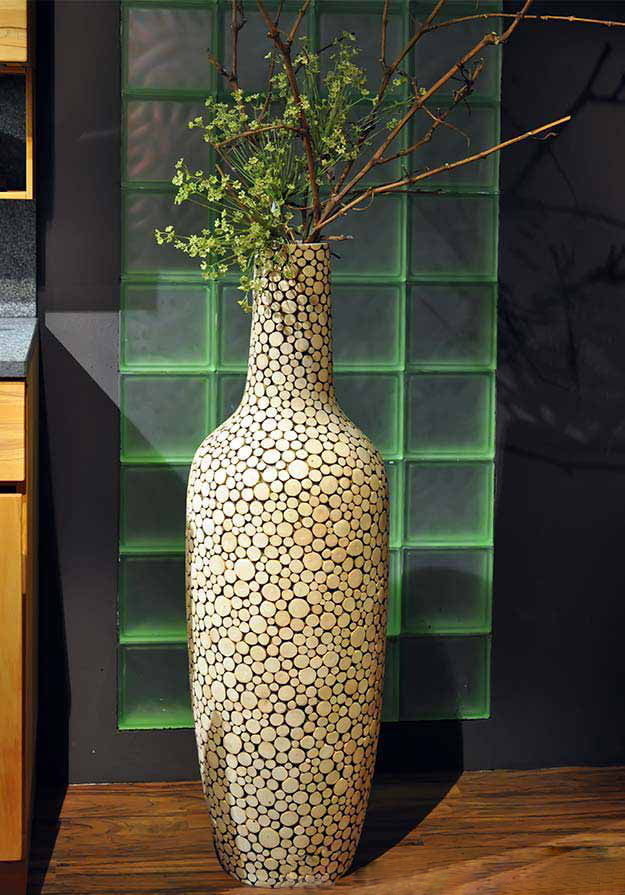 eco-style floor vase