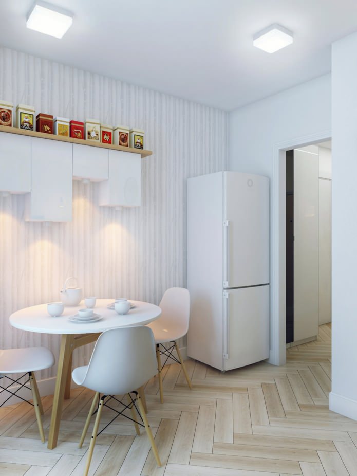 Küche im Apartmentdesign 37 qm m.