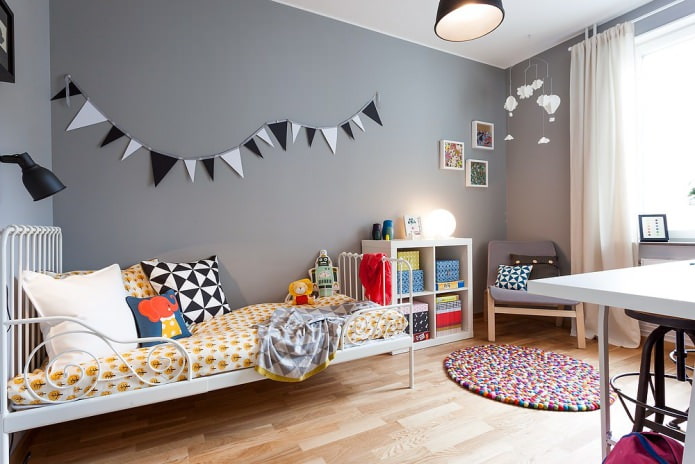 Skandinavischer Stil im Design des Kinderzimmers