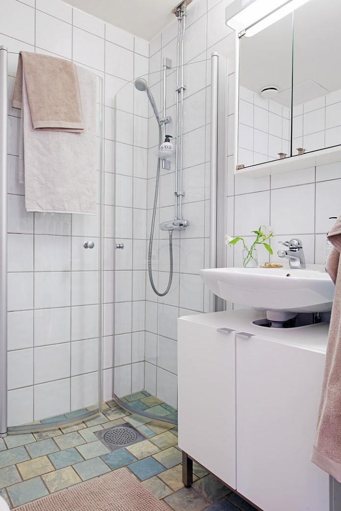 Svéd fürdőszoba belsőépítészet