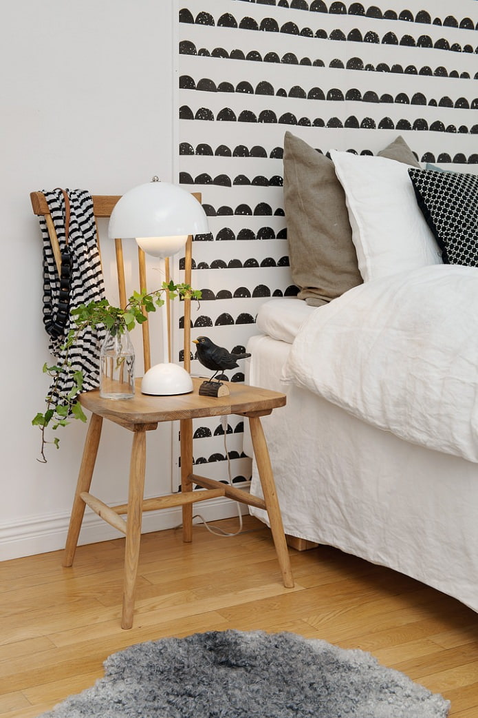 дизајн ентеријера шведске спаваће собе