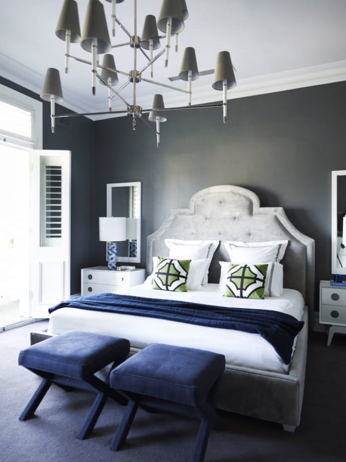 Bedroom design in art deco