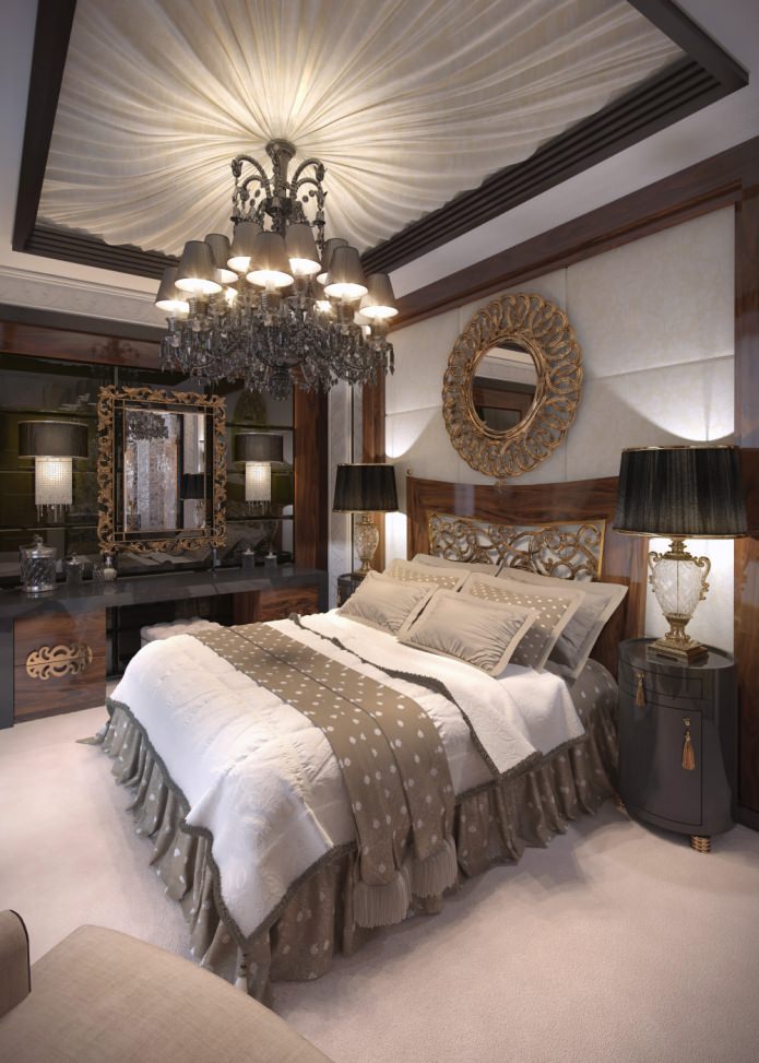 Schlafzimmergestaltung im Art Deco