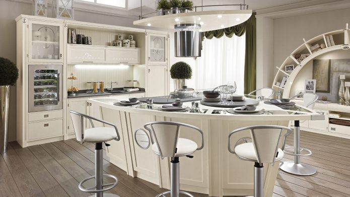 cafe style kitchen design