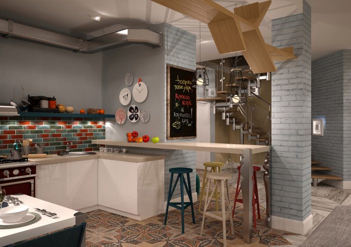 cafe style kitchen design