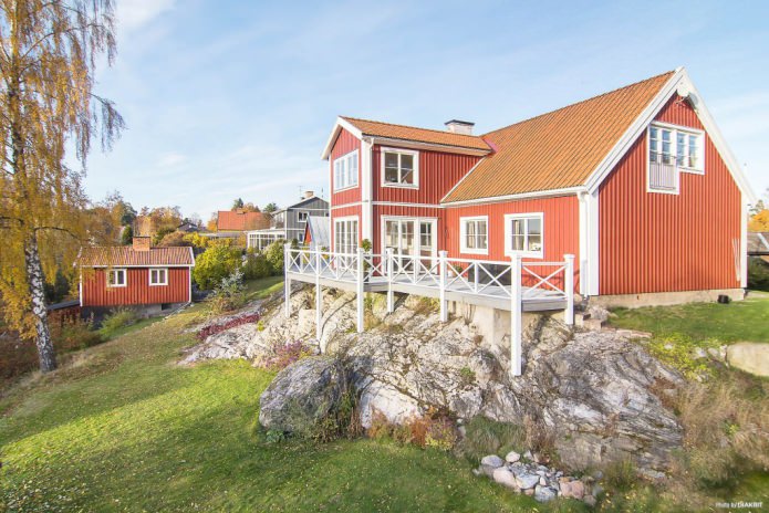 Scandinavian style house interior