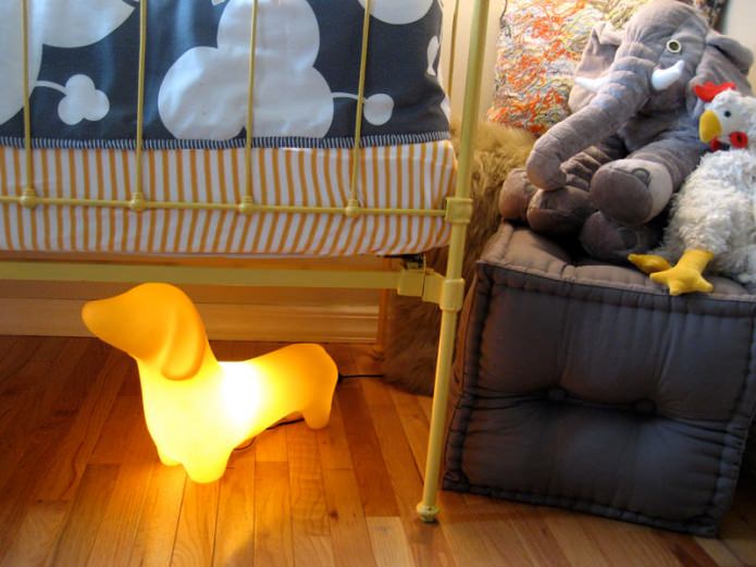 podlahové osvětlení pro dětský pokoj