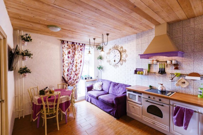 kitchen-living room