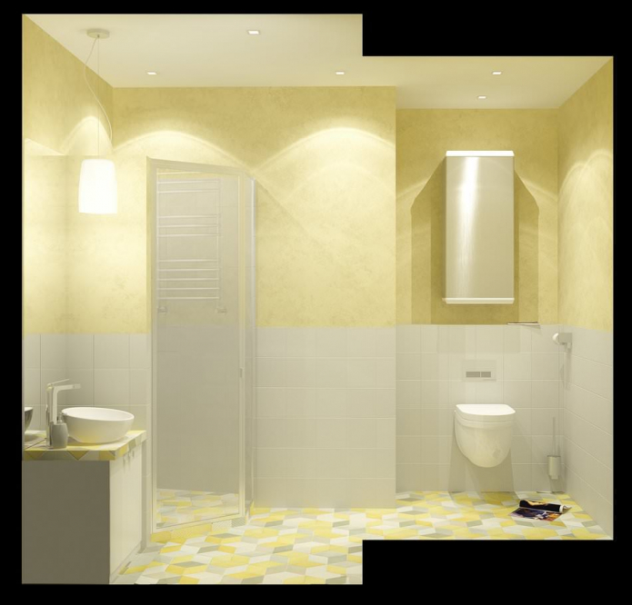 combined bathroom