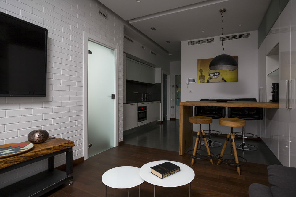 Design of a two-room apartment 43 sq. m.