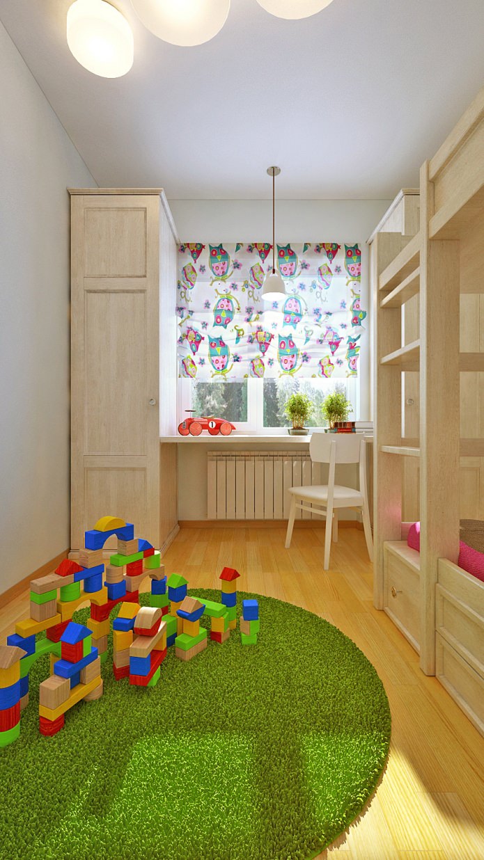 Kinderzimmer in einer Zweizimmerwohnung