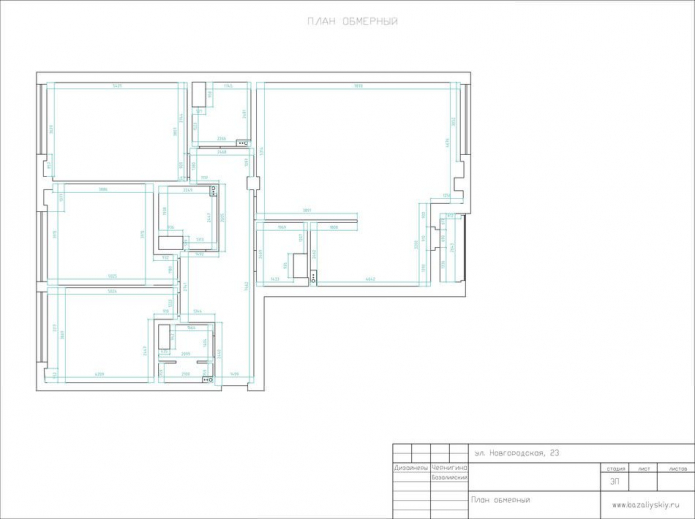 plano ng apartment 145 sq. m