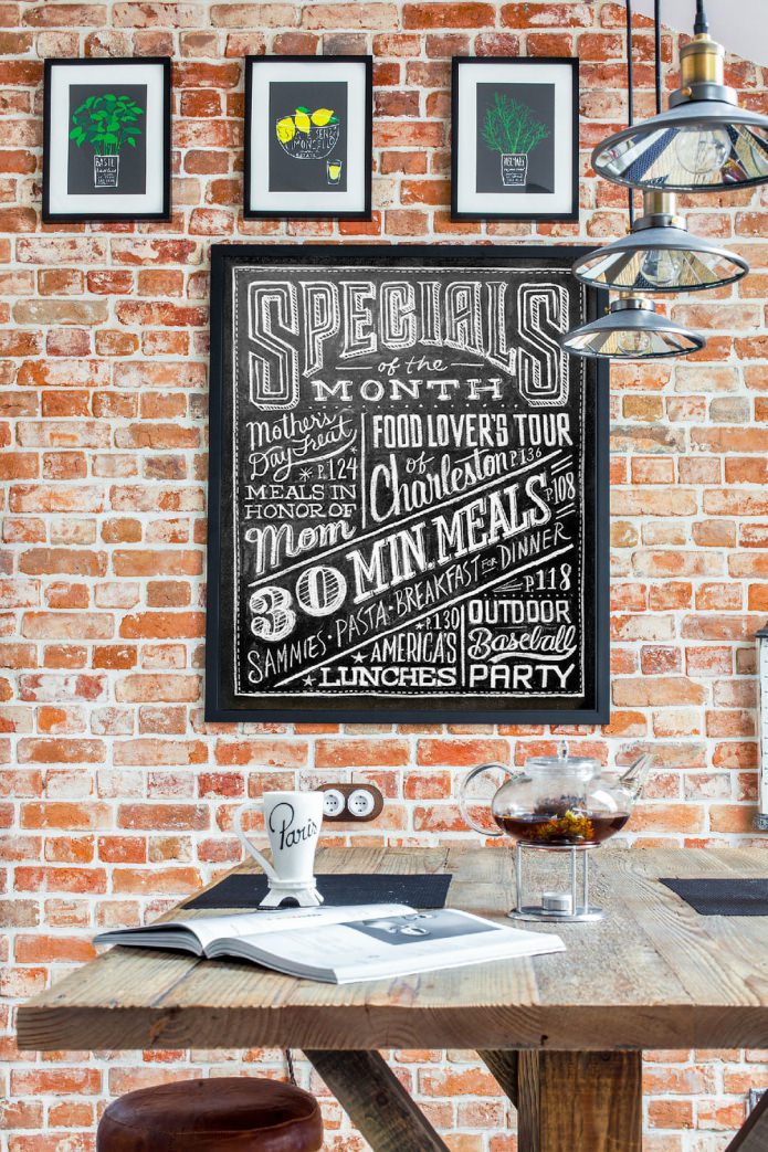 black and white lettering poster