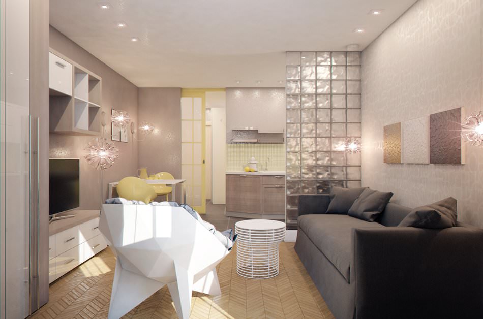 Design-Studio-Apartment 28 m² m.