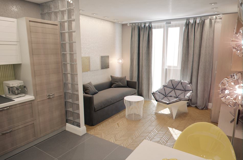 Design-Studio-Apartment 28 m² m.