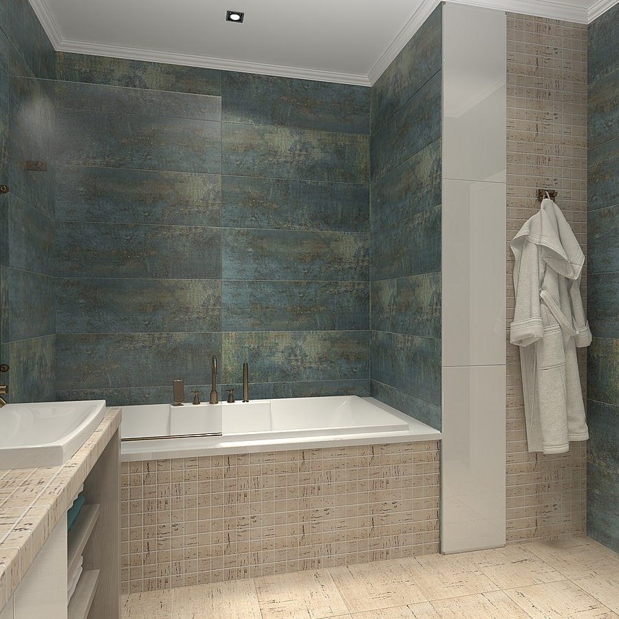 fotó egy 2 szobás lakás projektjéről: fürdőszoba
